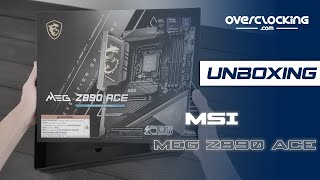 UNBOXING MSI MEG Z890 ACE [upl. by Ronile]