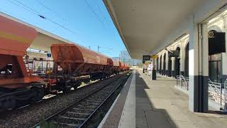 fret SNCF en gare de Clermont Ferrand bb 75000  trémie [upl. by Ettenej]