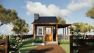 30 sqm Gorgeous 5x6 m Tiny House Design 16x19 [upl. by Glimp]