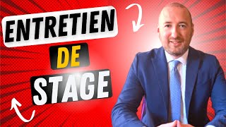 ENTRETIEN DE STAGE LES QUESTIONS A POSER ✅ [upl. by Bonis605]