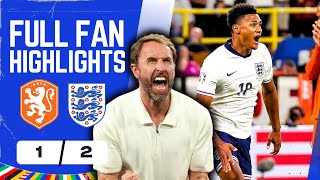 ENGLAND MAKE HISTORY amp THE FINAL Netherlands 12 England Highlights [upl. by Aillij]