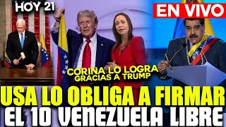 🔴LO ULTIMO ¡CAOS EN VENEZUELA MADURO HUYE EDUMUNDO PROCLAMADO Y EEUU APUNTA LOS M1SIL3S [upl. by Nolrah]