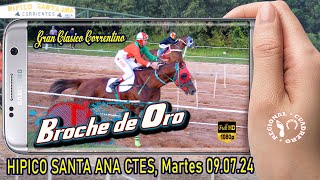 BROCHE DE ORO Clasico Correntino Hipico Santa Ana Ctes 090724 [upl. by Laban]