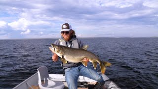 Catching Lunker Lake Trout  Aylmer Lake Lodge Ep 1 of 2 [upl. by Loar316]