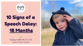 10 Signs of a Speech Delay at 18 months Learn the key milestones from a licensed speech therapist [upl. by Neelhtac312]