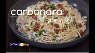 Creamy Bacon and Mushroom Carbonara Filipino Style [upl. by Buchheim]