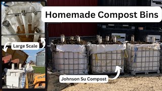 Making Compost Homemade Johnson Su Compost System [upl. by Notluf]