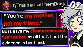 rTraumatizeThemBack Boss Says Chemo isnt quotThat Badquot Right [upl. by Thaxter]