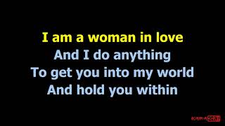 Woman in love Barbra Streisand quotRemix Versionquot Karaoke Version Tonya Todisco [upl. by Haimarej219]