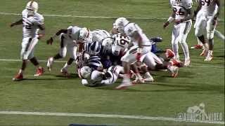 Duke Football Top Plays vs Miami 2013 [upl. by Nerb]