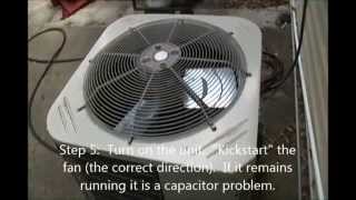 How to fix your AC Outdoor fan not running [upl. by Nylarac390]