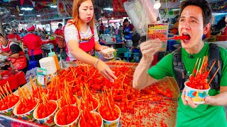 Thai Street Food Tour 🇹🇭 BEST FOOD at Chatuchak Weekend Market Bangkok [upl. by Relluf648]