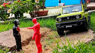 112 Scale FMS SUZUKI JIMNY  RC4WD offroad trail 4×4 RC Car [upl. by Elfstan655]