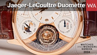 JAEGERLECOULTRE Duomètre Three new mindblowing executions presented at Watches and Wonders 2024 [upl. by Anowahs]