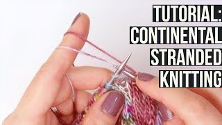 How to Knit FASTER with Continental Knitting  Yay For Yarn [upl. by Telocin]