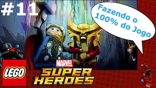 Lego Marvel Super Heroes  Thor e Loki Salvando o Heimdall  Fazendo o 100 do Jogo 11 [upl. by Ahsiekar]