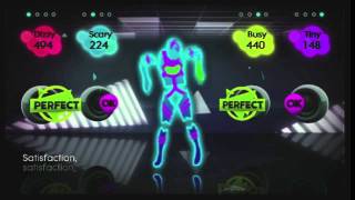 Just Dance 2  Satisfaction Gameplay [upl. by Chevalier571]