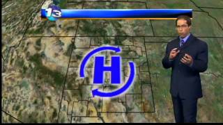 Mark Ronchetti KRQE Weather Forecast 81611 [upl. by Ingvar]