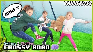 Crossy Road In REAL LIFE  Swings and Stuffies [upl. by Lola]