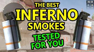 INFERNO Smokes 2024  The best CS2 smokes Tested for You [upl. by Phippen]