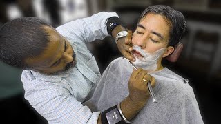 Indian ASMR Shave amp Head Massage in Oldest Barbershop in Chennai [upl. by Beckett]