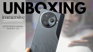 Tecno Camon 30 Pro 5G Unboxing tecnocamonseries unboxing [upl. by Yrroc]