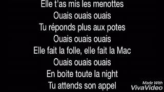 ALGERINO LES MENOTTES LYRICS PAROLES2021 [upl. by Natek]