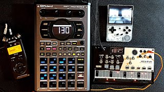 Volca Drum Techno Pattern 10 with Roland SP404 MKII [upl. by Dilks]