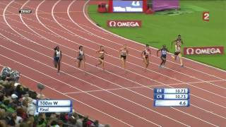 Dafne Schippers wins the Womens 100m European Athletics Championships 2014 [upl. by Ethelyn]