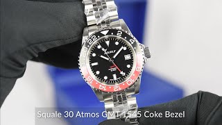 Squale 30 Atmos GMT 1545 Coke Bezel [upl. by Nnahgaem]