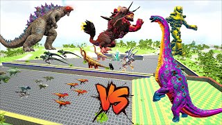 EPIC Brachiosaurus DEATHRUN The Toughest of All Animals Dinosaurs Fight  Ark Dinosaurs park [upl. by Elfrida465]