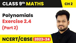 Polynomials  Exercise 24 Part 2  Class 9 Maths Chapter 2 [upl. by Rior]