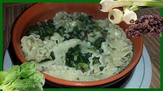 Pasta con spinaci  Le Ricette di Zio Roberto [upl. by Araz]