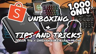 UNBOXING MOBILE GAMING SET UP  IPEGA 9116 x One Handed Keyboard amp Mouse [upl. by Attelrahs]