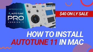 Auto Tune 11 Pro Running on Mac with Our 40 Remote Installation [upl. by Llednik]