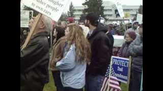 2013 Olympia WA Gun Control Protest Rally [upl. by Rombert]