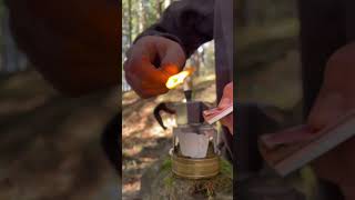 Kaffe im Wald ☕️ 🌲 survival bushcraft camping outdoors [upl. by Shepley]