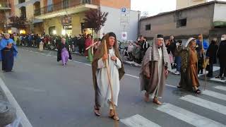 Processione Piano di Sorrento 13 aprile 2022 rappresentazione storica 84 Irolla [upl. by Neurath243]