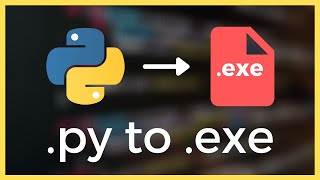 How to turn your Python file py into an exe Tutorial 2021 [upl. by Adnamma]