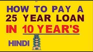 Home loan repayment tips 25 year Loan Paid in 10 years How [upl. by Sedruol]