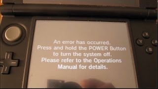 R4i SDHC 3DS RTS problem an error has occurred [upl. by Oilicec134]