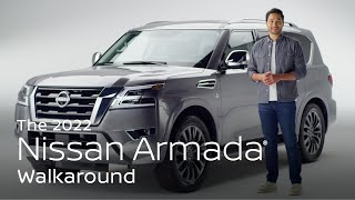 2022 Nissan Armada SUV Walkaround amp Review [upl. by Sender]