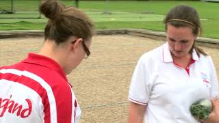 Petanque England Coaching video [upl. by Nauqram]