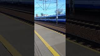 Pociąg PKP Intercity Pesa Dart dojeżdża do stacji Łochów shorts shortsvideo train railway [upl. by Krystin]