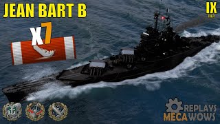 Jean Bart B 7 Kills amp 181k Damage  World of Warships Gameplay [upl. by Chevy]