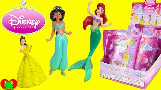 Disney Princess Buildable Gacha Blind Bags with Ariel Jasmine Belle and More [upl. by Crispa]