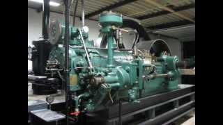 Crossley HH11 diesel engine of 37 liter starting and running [upl. by Atteram]