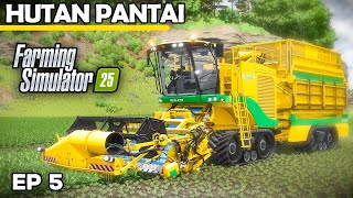 FLOODING THE LAND  Farming Simulator 25  Hutan Pantai  Episode 5 [upl. by Yecnay]