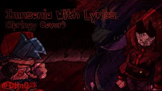 Insomnia WITH LYRICS COVER  VS Hypnos Lullaby V2 LYRICAL COVER original by springystarscout [upl. by Rollet]