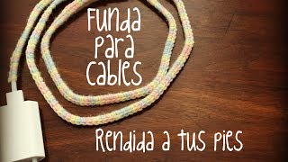 Funda para cable  Crochet [upl. by Oza477]